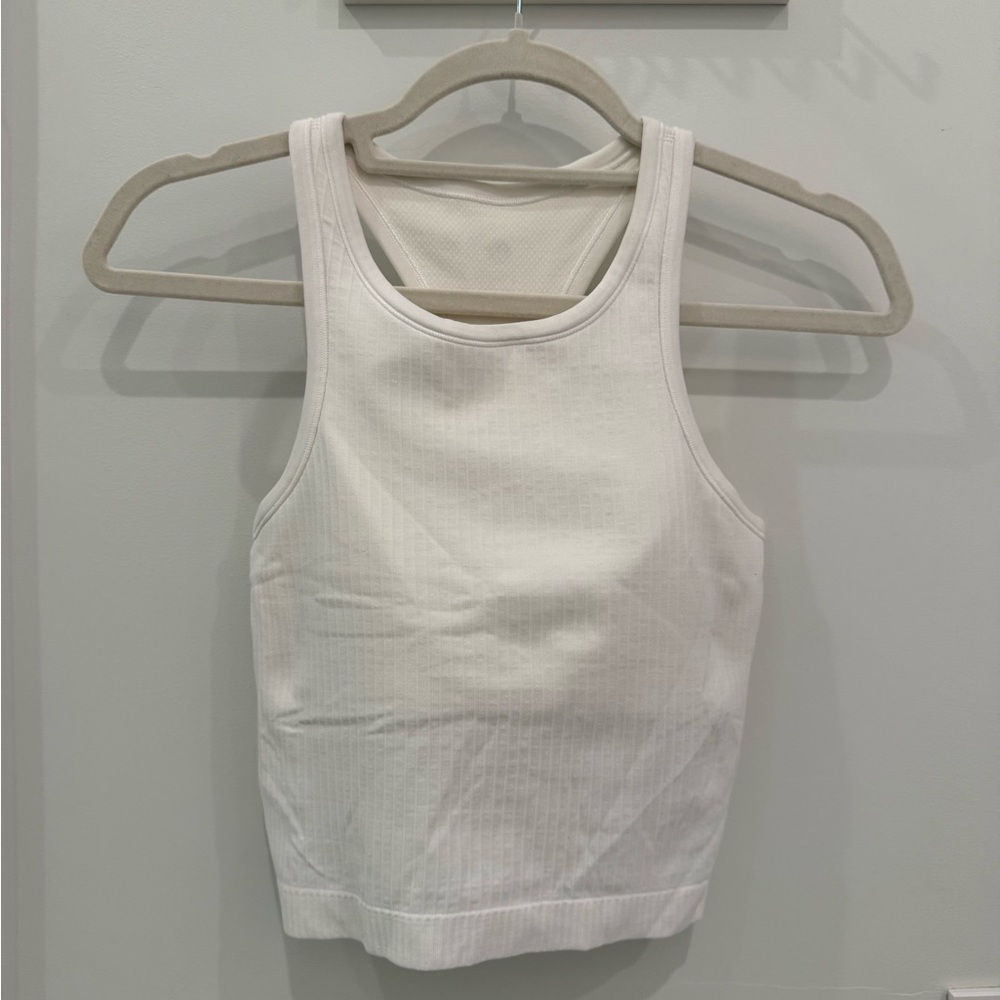 Lululemon Athletica White Tank Top